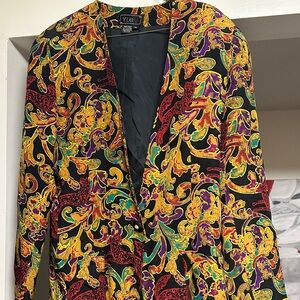 Vibrant Multicolor Blazer